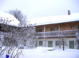 Innenhof Winter